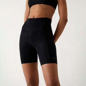 Kith Women Jen Blocked Active Biker Short - Black