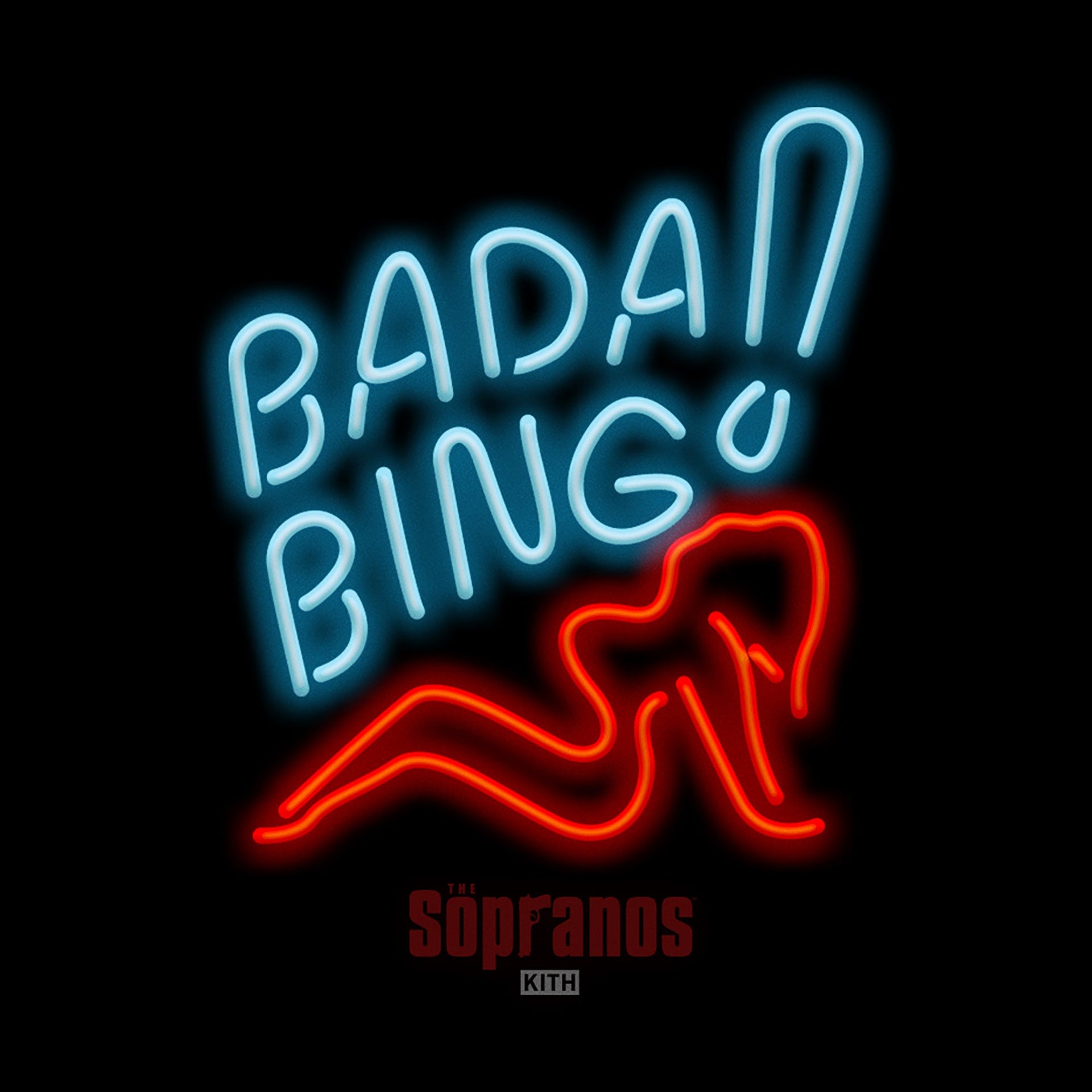 Kith & Yellowpop for The Sopranos Bada Bing Neon Sign - Multi