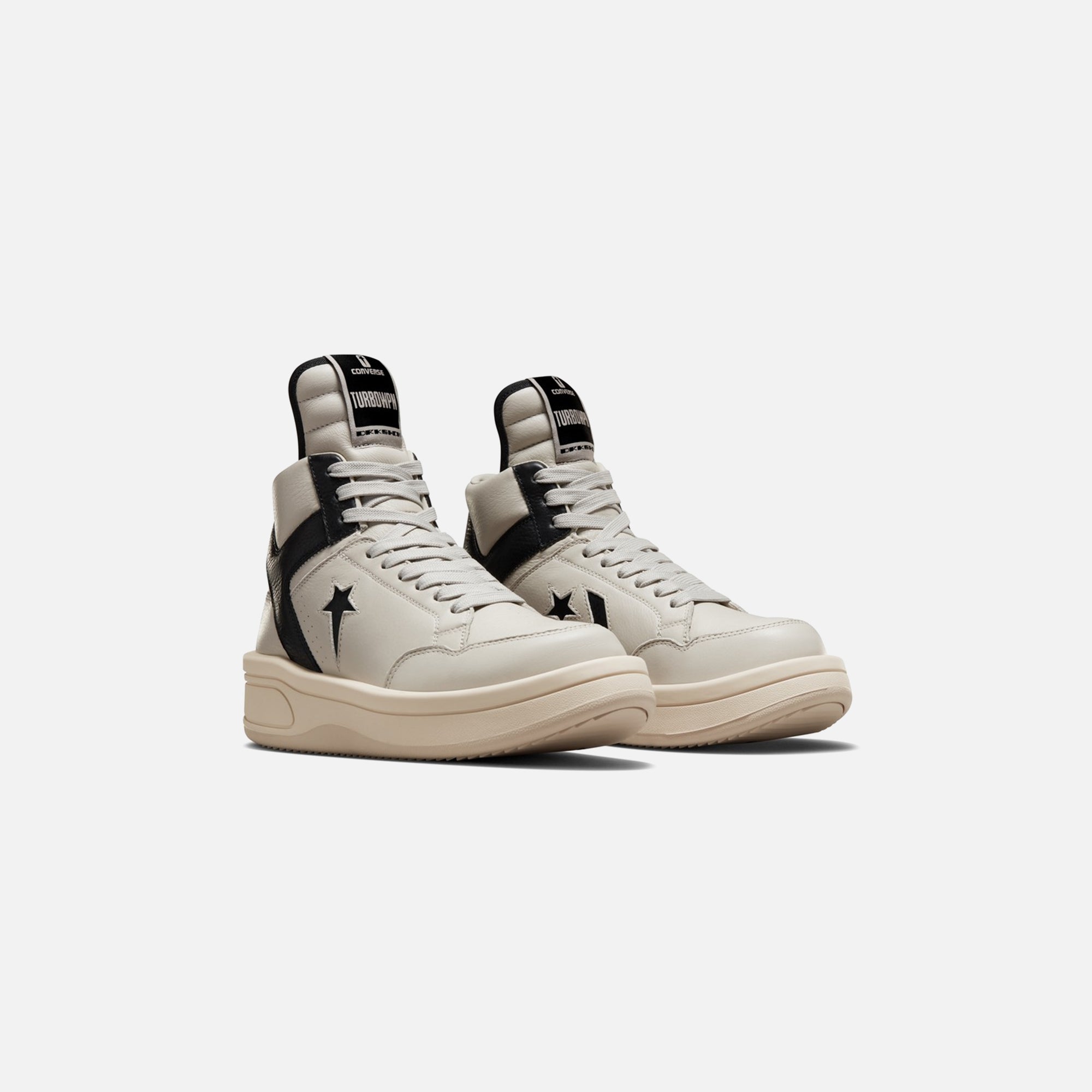 Converse x Rick Owens DRKSHDW TURBOWPN - Oyster / Black – Kith Europe