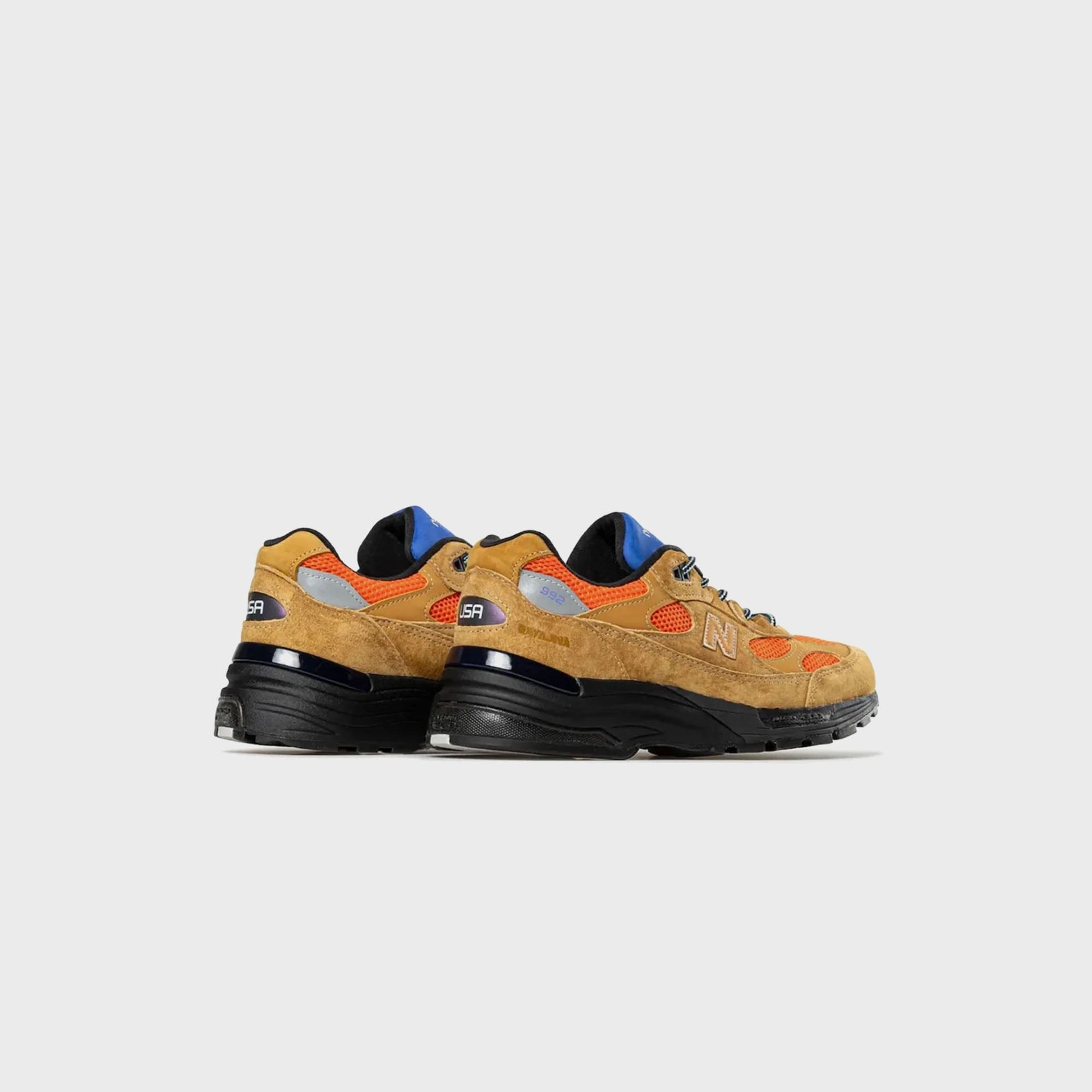 New Balance x Action Bronson Made in USA 992 - Tan / Blue / Orange