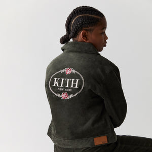 Kith Kids Textured Oversized Trucker Jacket - Terrain