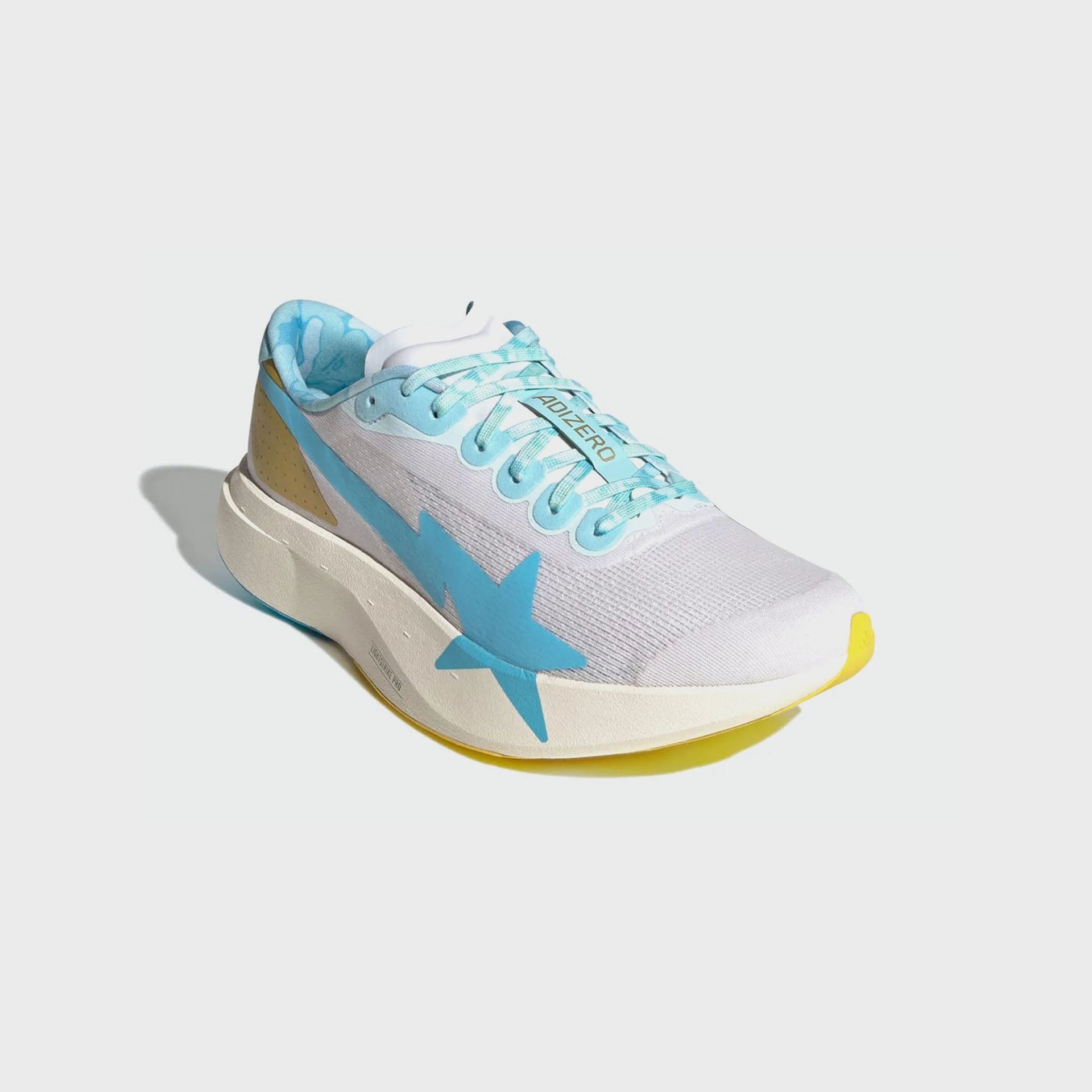 adidas x BAPE Adizero EVO SL - White / Gold / Pink / Blue