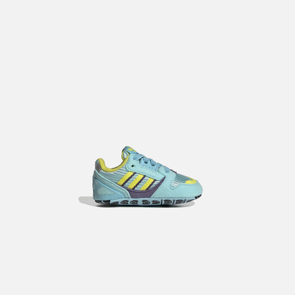 adidas Crib ZX 8000 - Clear Aqua / Shock Yellow / Tech Purple – Kith Europe