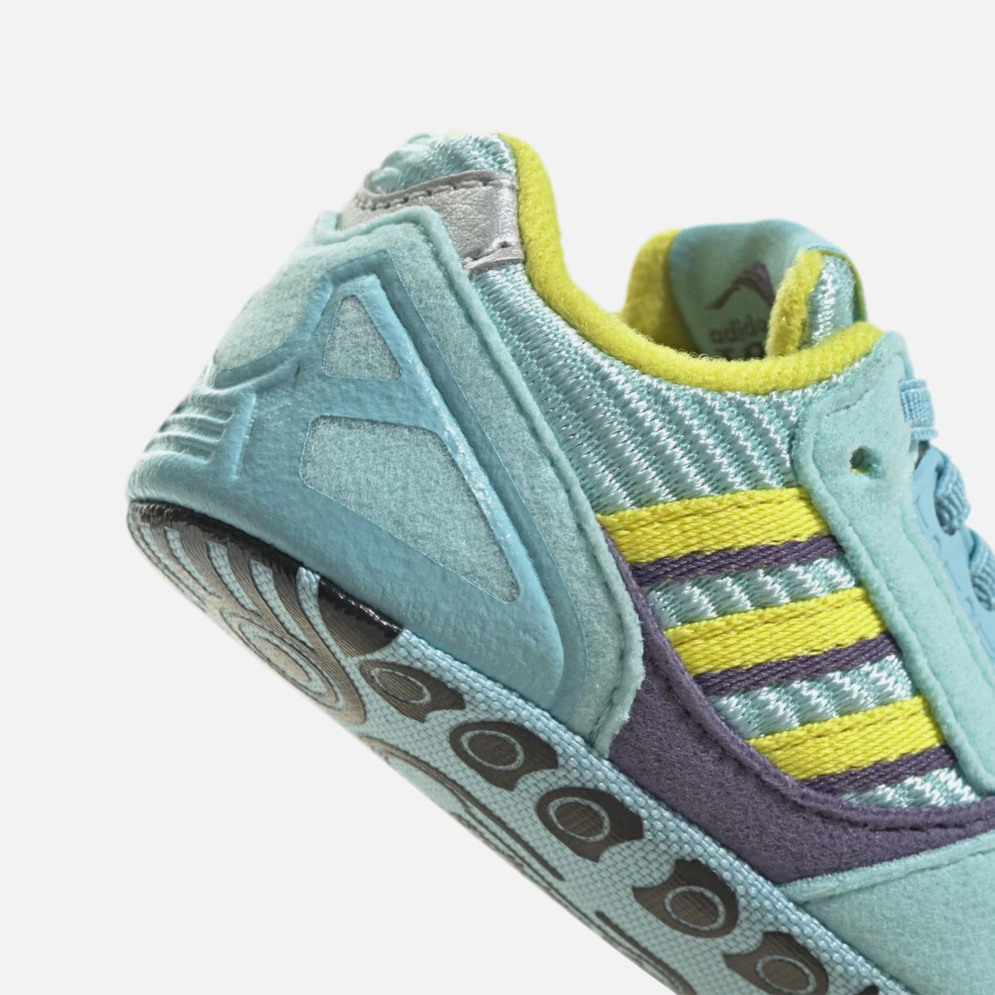 adidas Crib ZX 8000 - Clear Aqua / Shock Yellow / Tech Purple