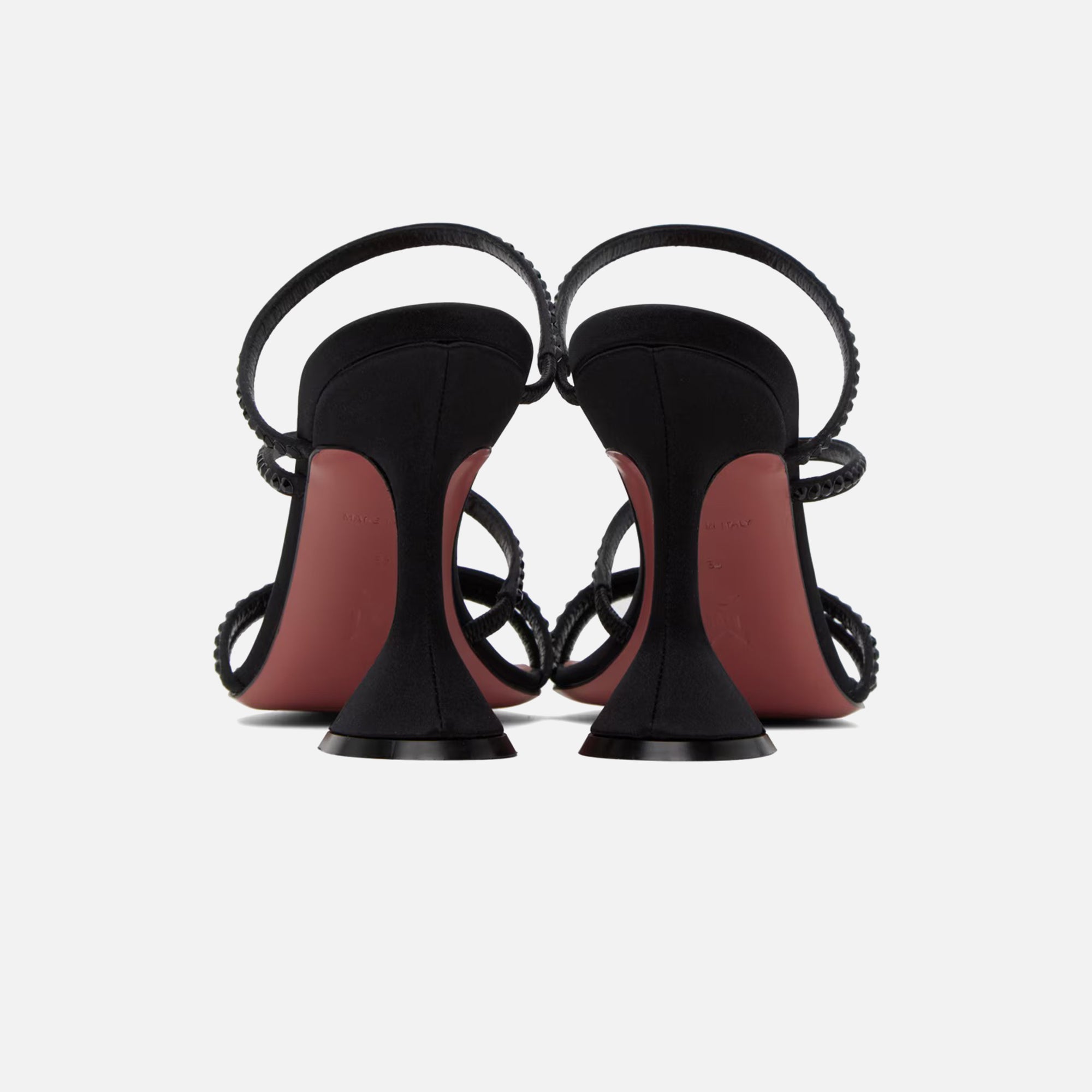 Amina Muaddi Naima Crystal Slipper CL - Black Jet – Kith Europe