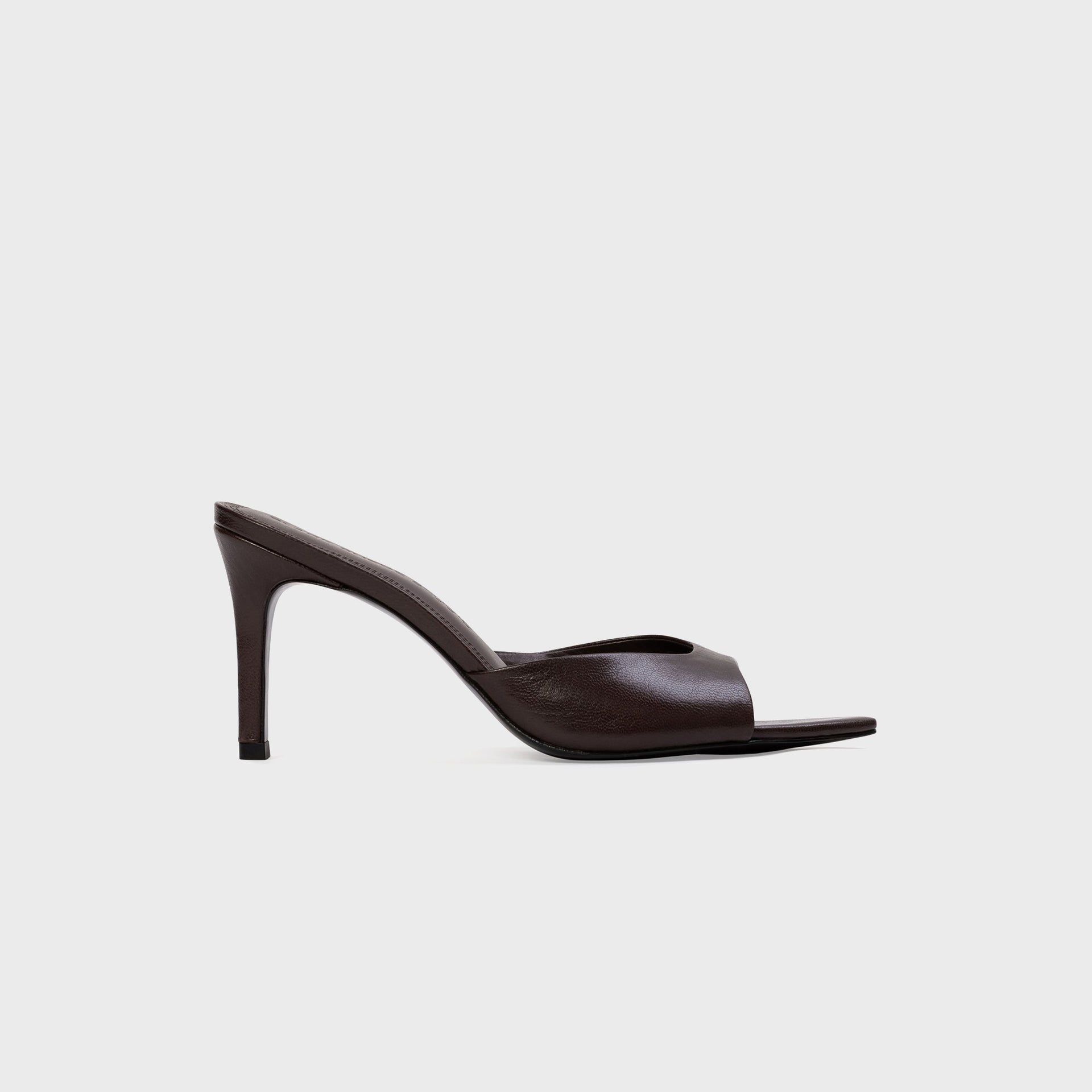 Black Suede Studio Brea 80 - Black Coffee Leather