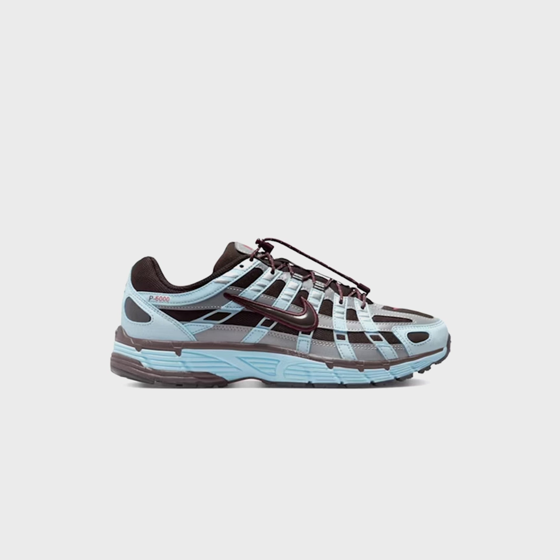 Nike Wmns P-6000 - Glacier Blue / Velvet Brown  /Metallic Silver / Burgundy Crush