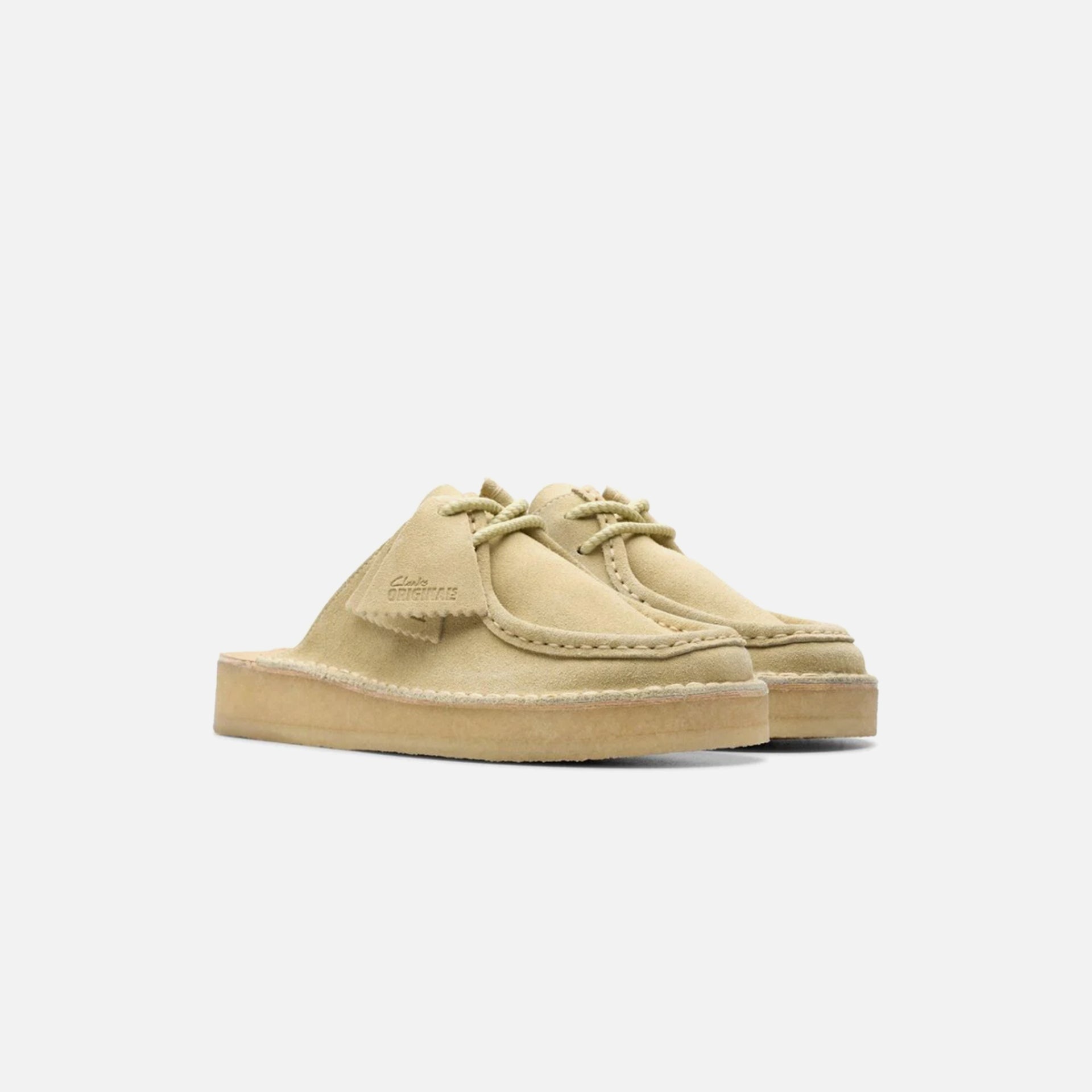Clarks WMNS Desert Nomad Mule - Maple Suede