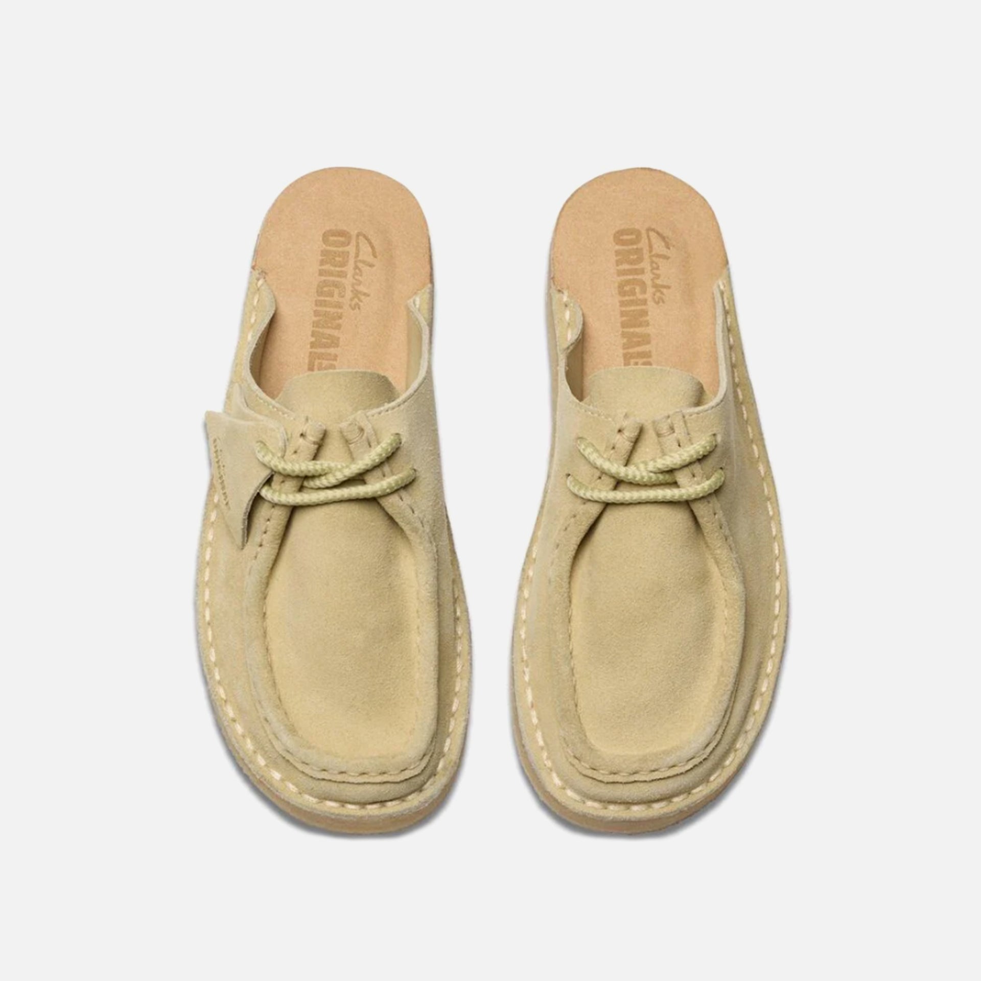 Clarks WMNS Desert Nomad Mule - Maple Suede