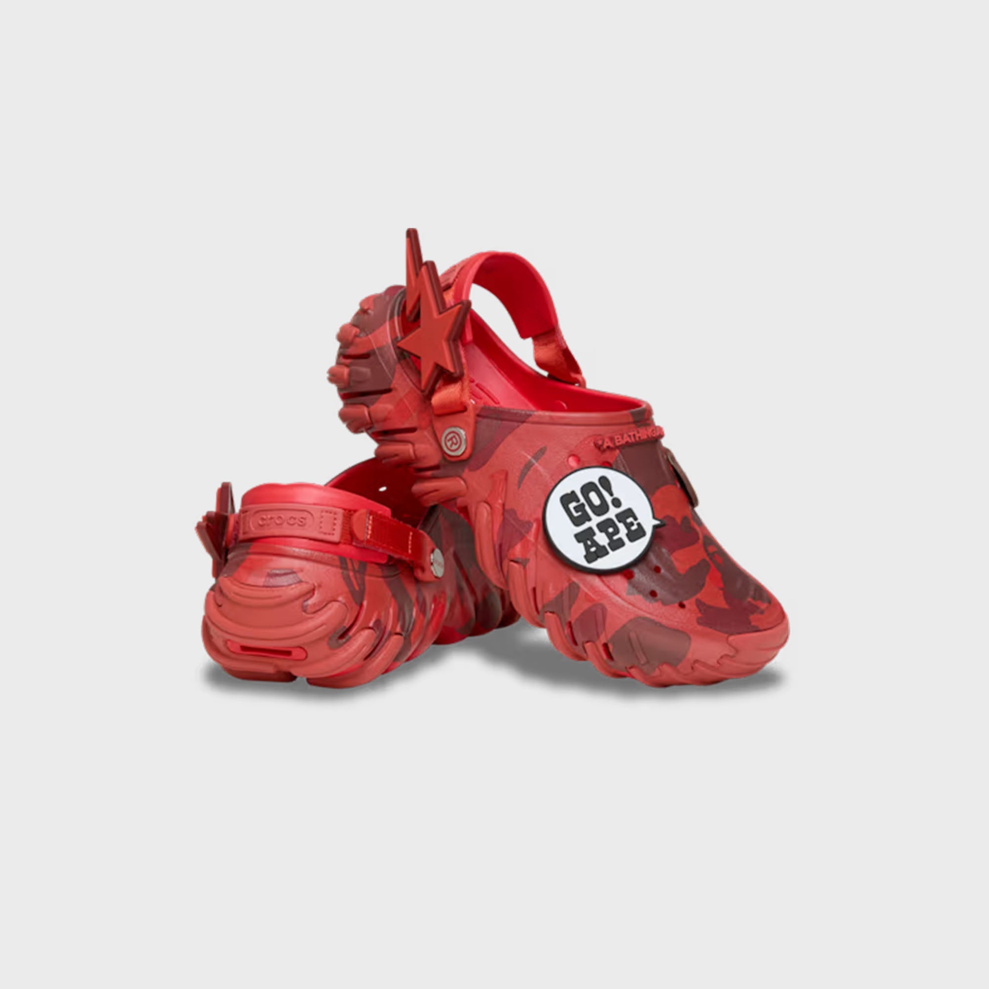 靴 A BATHING APE x Crocs Echo RO Clog Crocs x BAPE Echo RO Clog - Flame – Kith Europe