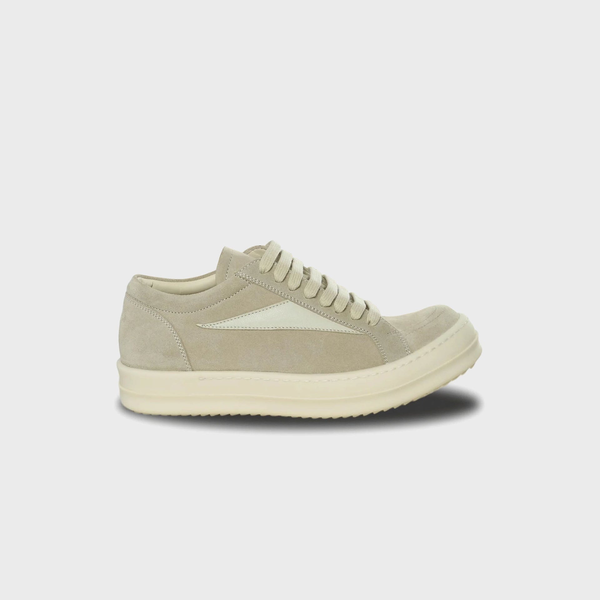 Rick Owens WMNS Temple Vintage Sneaks - Pearl / Dirty Milk / Milk