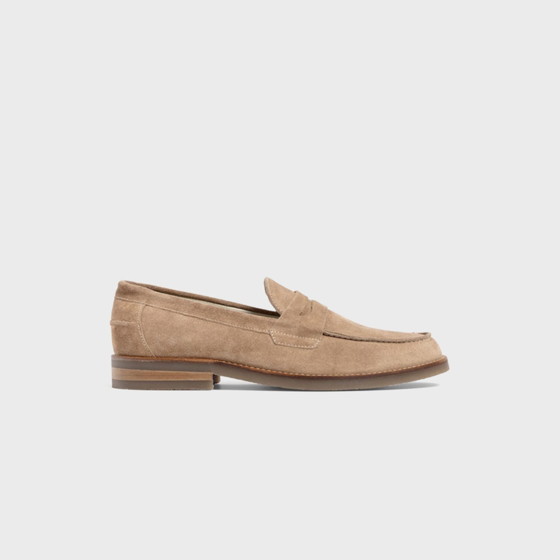 Duke & Dexter Wilde Suede Penny Loafer - Mocha