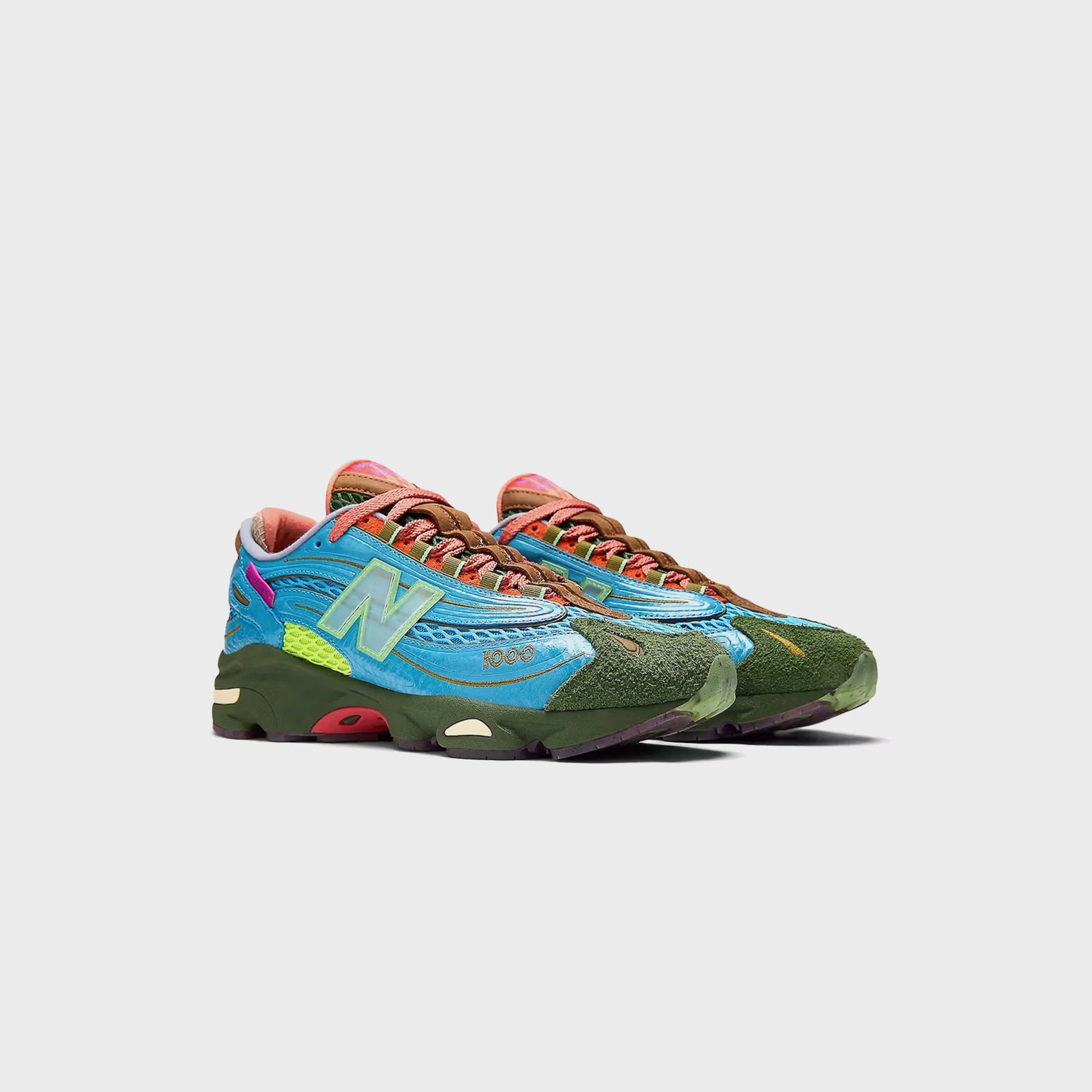 New Balance x Salehe Bembury M1000 - Orange / Blue / Olive Green