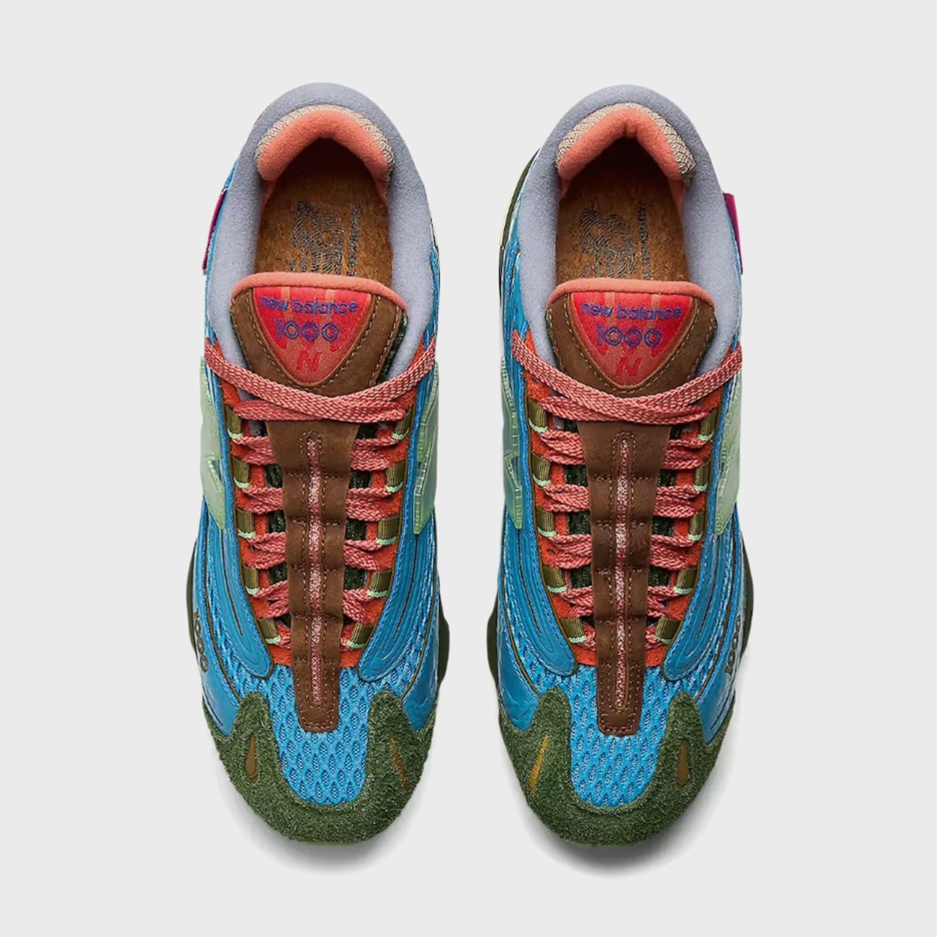 New Balance x Salehe Bembury M1000 - Orange / Blue / Olive Green