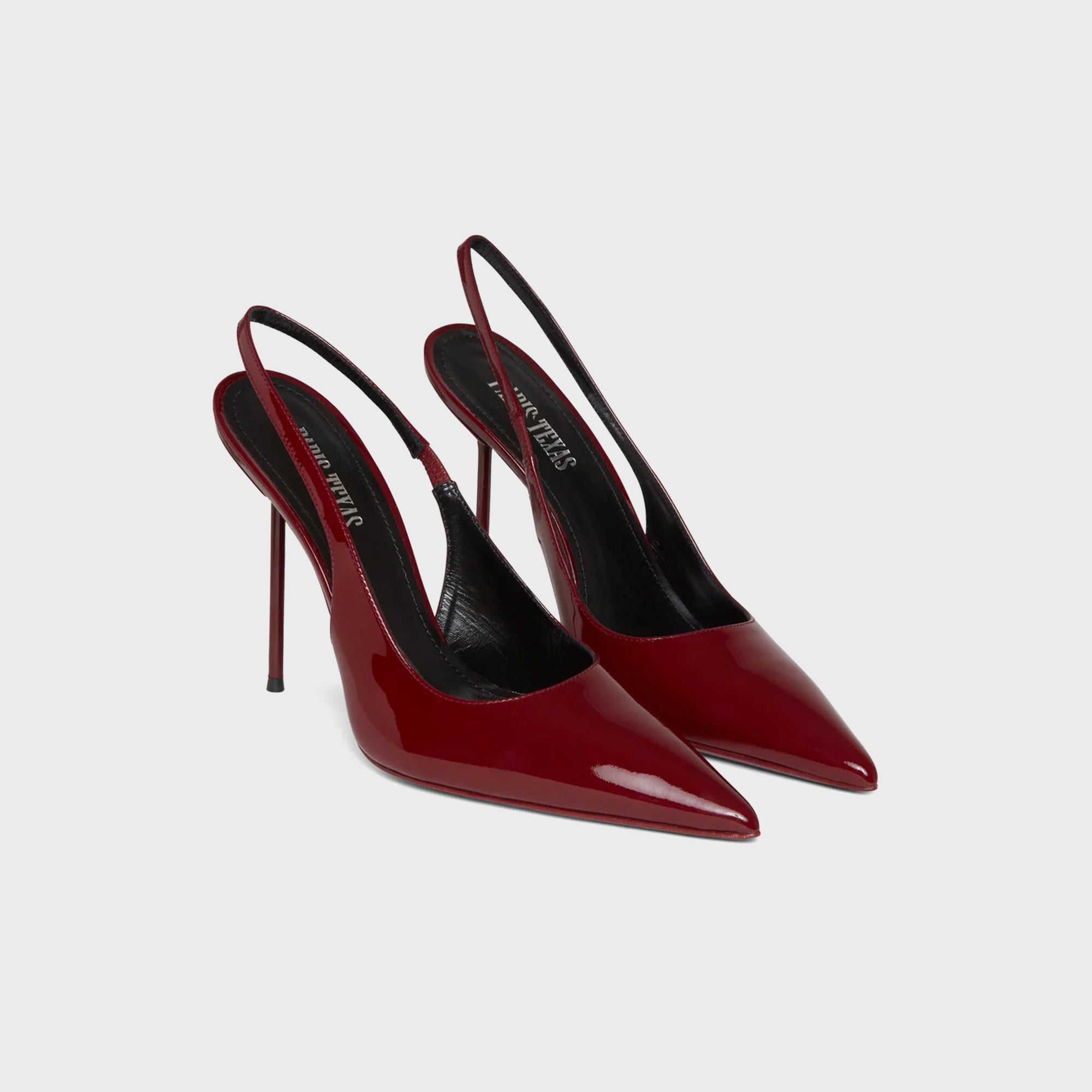 シューズ・サンダルその他 Paris Texas Slingback Lidia rouge noir in patent leather Paris Texas Slingback Lidia rouge noir in patent leather