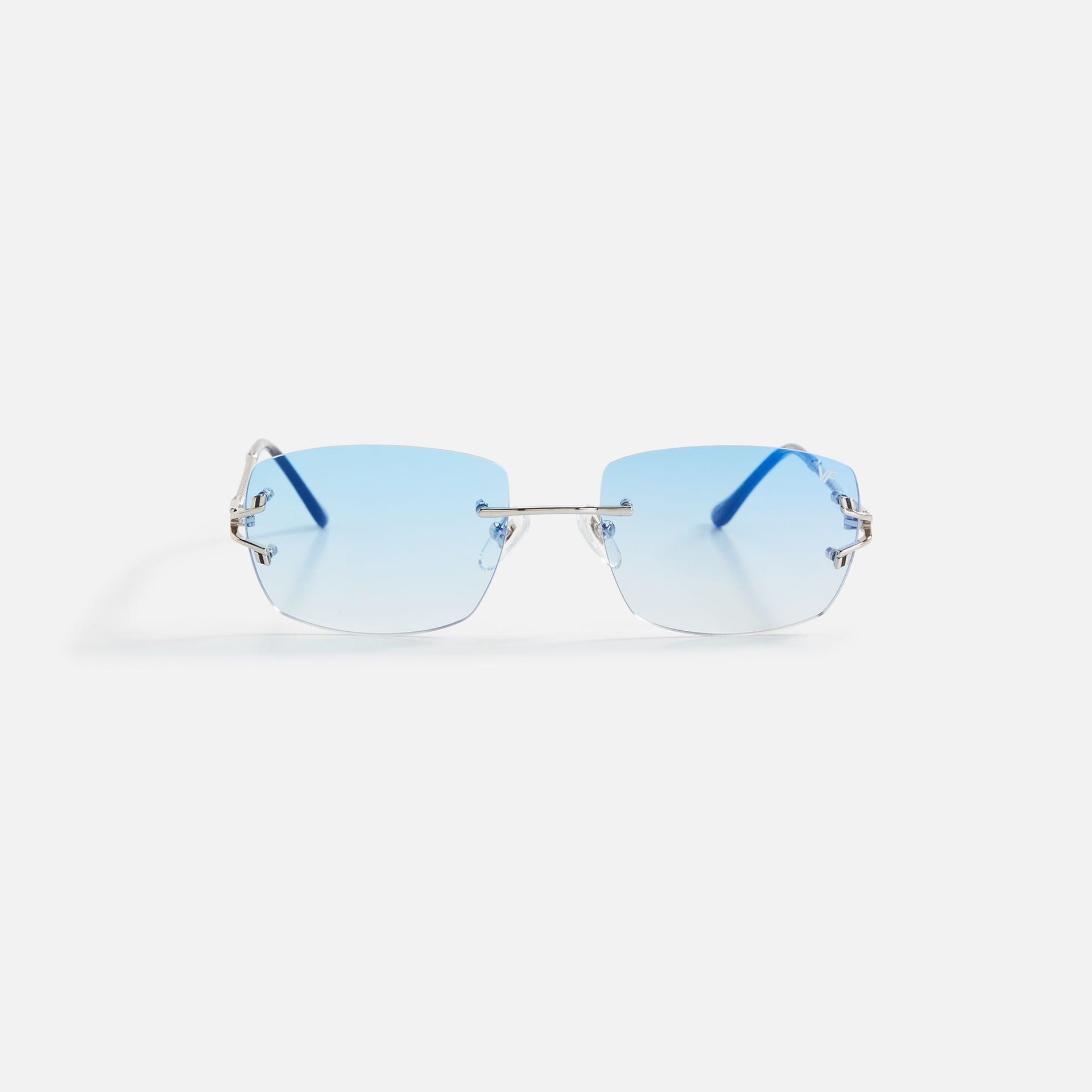 Vintage Frames Bal Harbour White Gold - Blue Flash