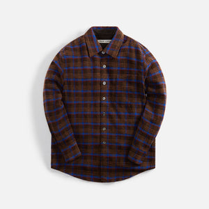 Our Legacy Above Shirt - Brown Pankow Check