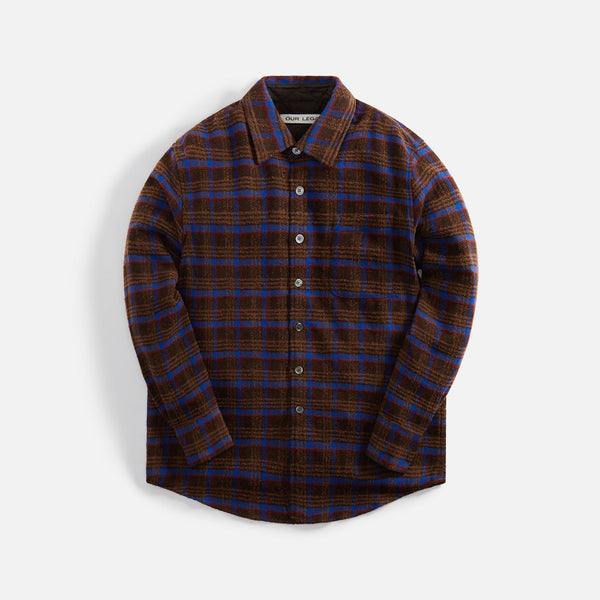 [PERSTEP]★PATRICK OMBRE CHECK HOOD SHIRT PERSTEP】24SS☆ Patrick Ombre Check Hood Shirt PRO CLUB