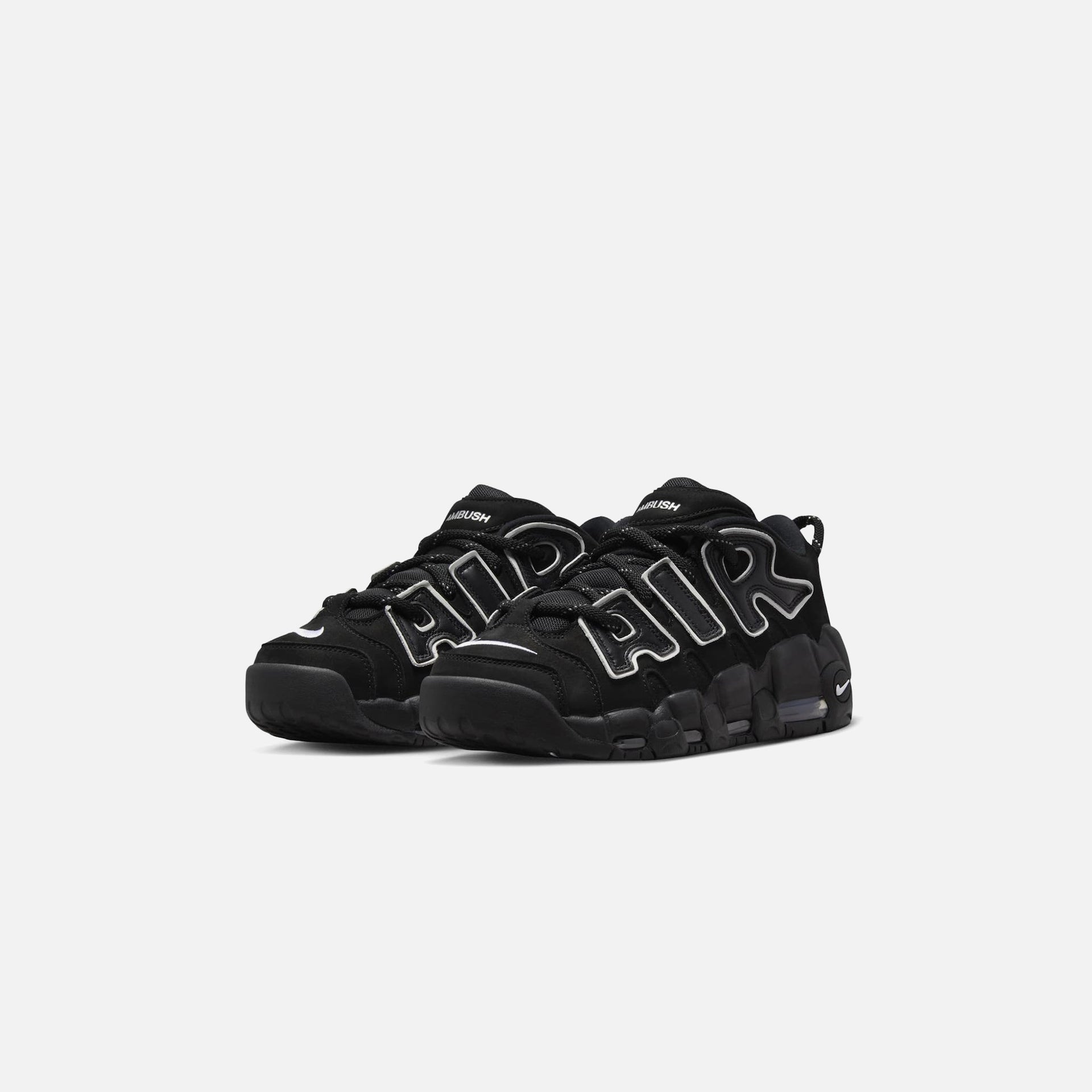 Nike x Ambush Air More Uptempo Low - Black / Black / White