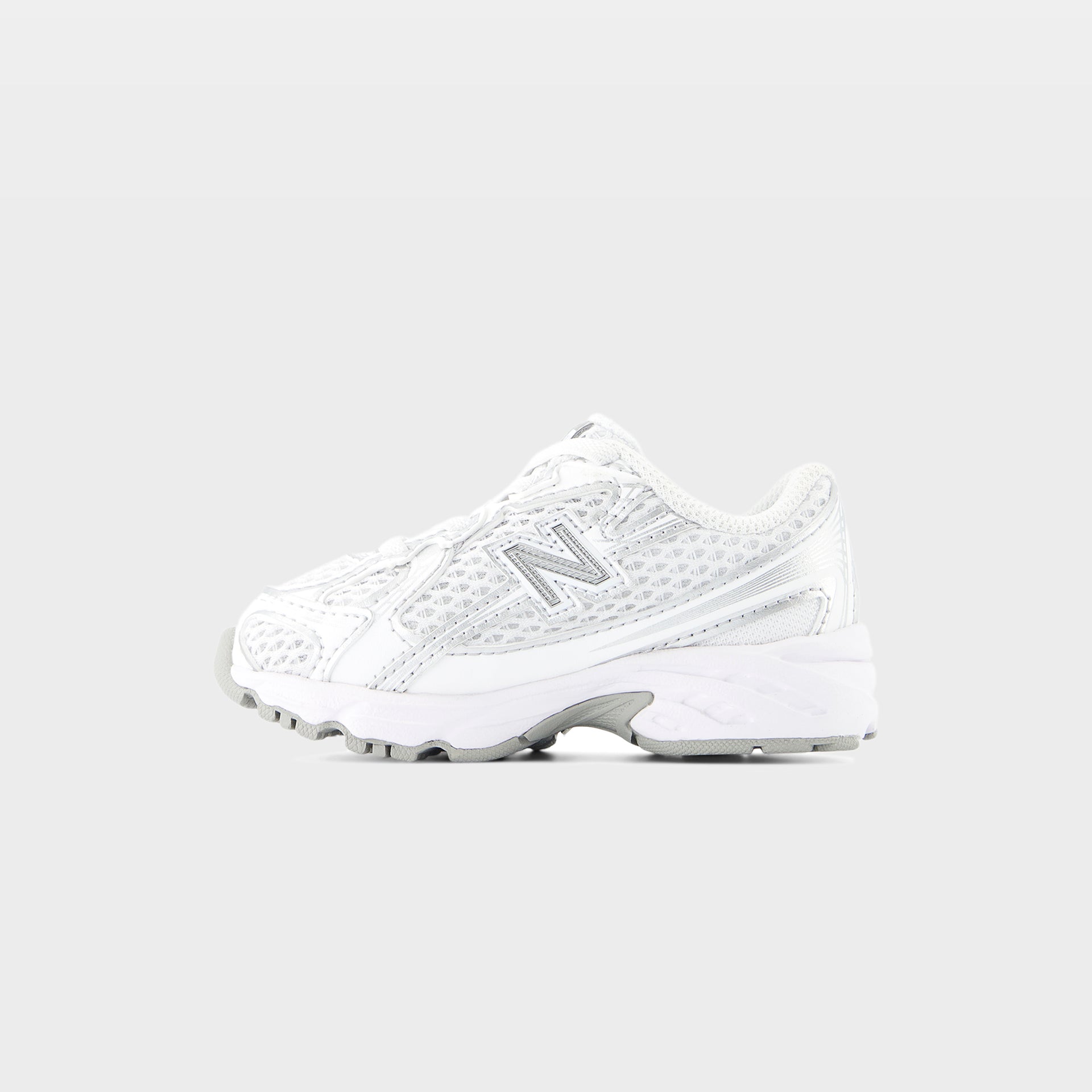 New Balance PS 740 Bungee Lace - White / Silver Metalic