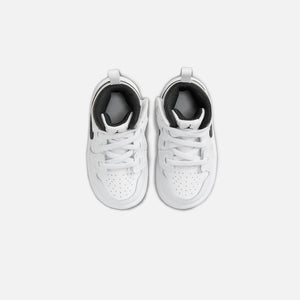 Nike TD Air Jordan 1 Mid Alt - White / Black / White / Black