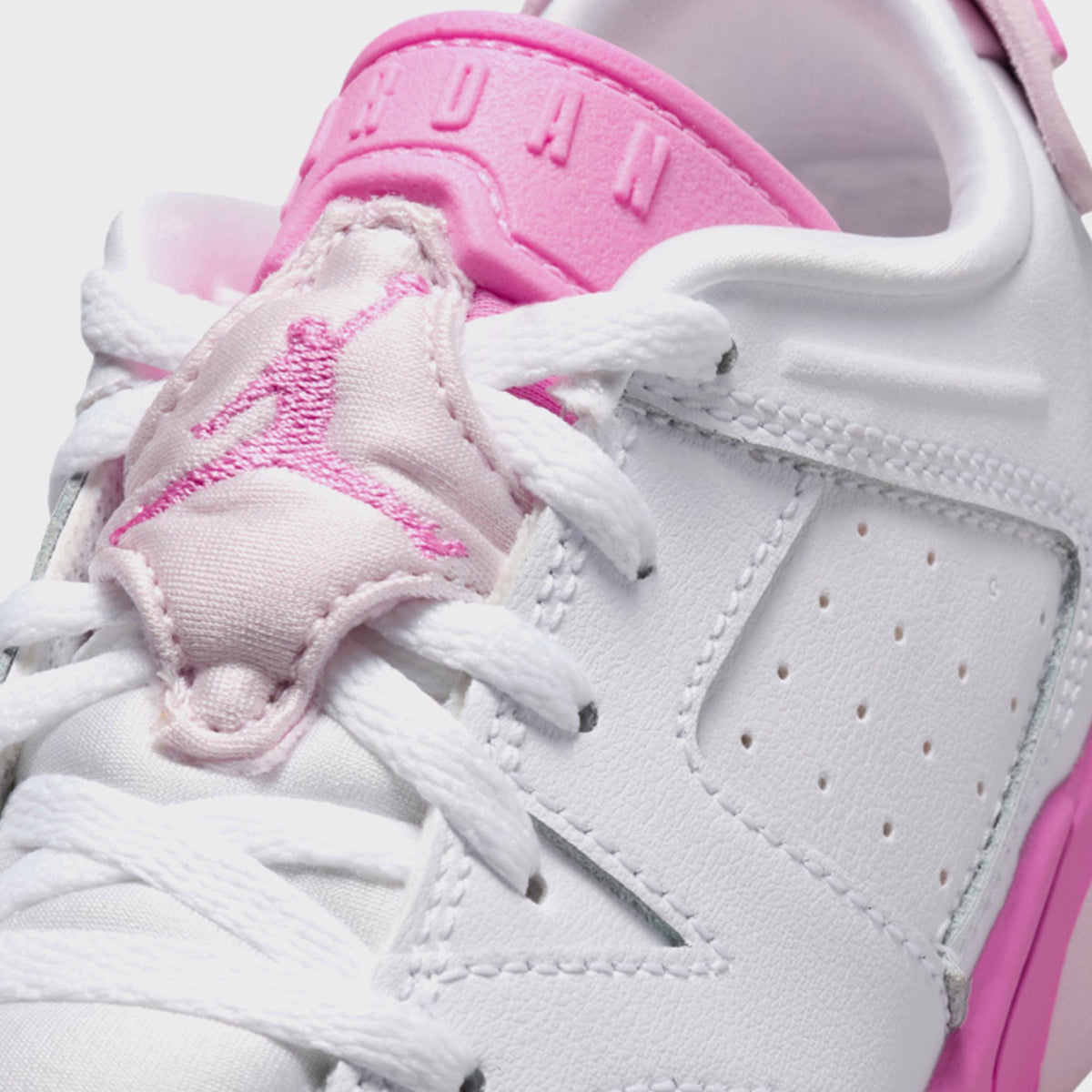 Jordan PS Jordan 6 Retro Low - White / Pink Foam / Playful Pink