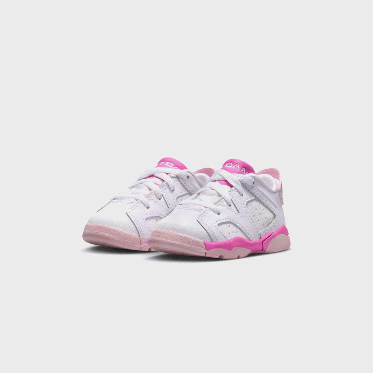 Jordan TD Jordan 6 Retro Low - White / Pink Foam / Playful Pink