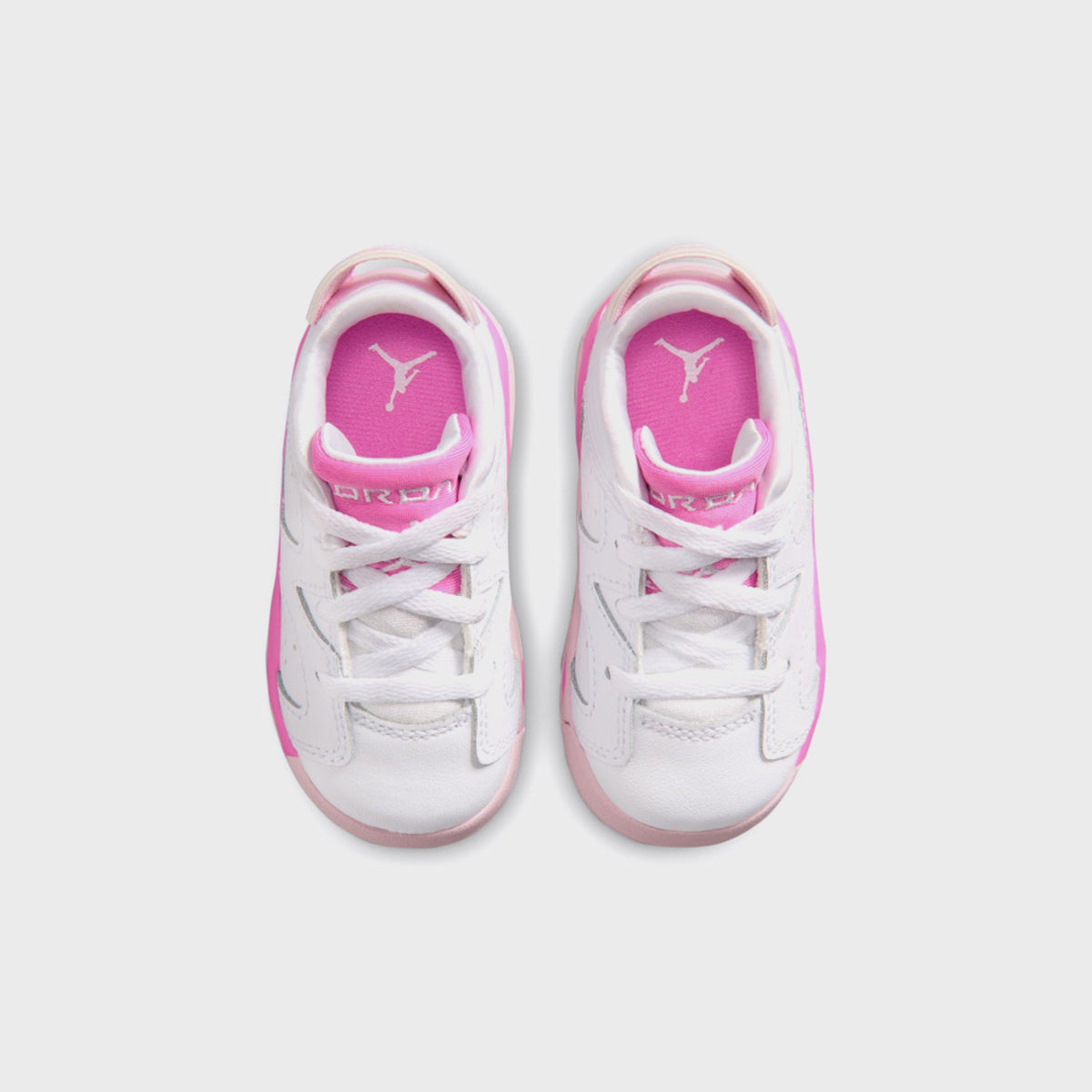 Jordan TD Jordan 6 Retro Low - White / Pink Foam / Playful Pink