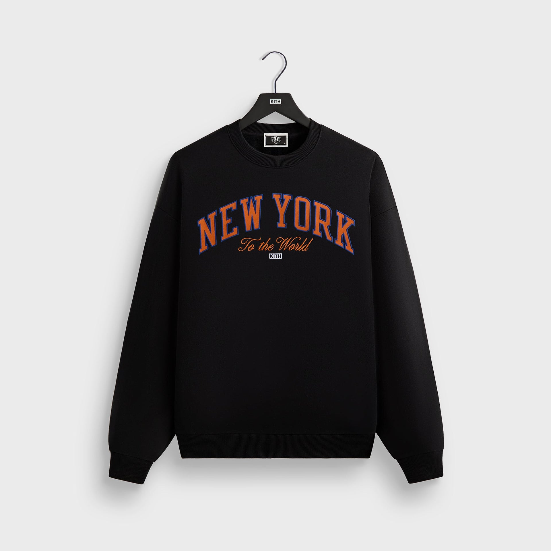 Kith for the New York Knicks Vintage Nelson Crewneck - Black