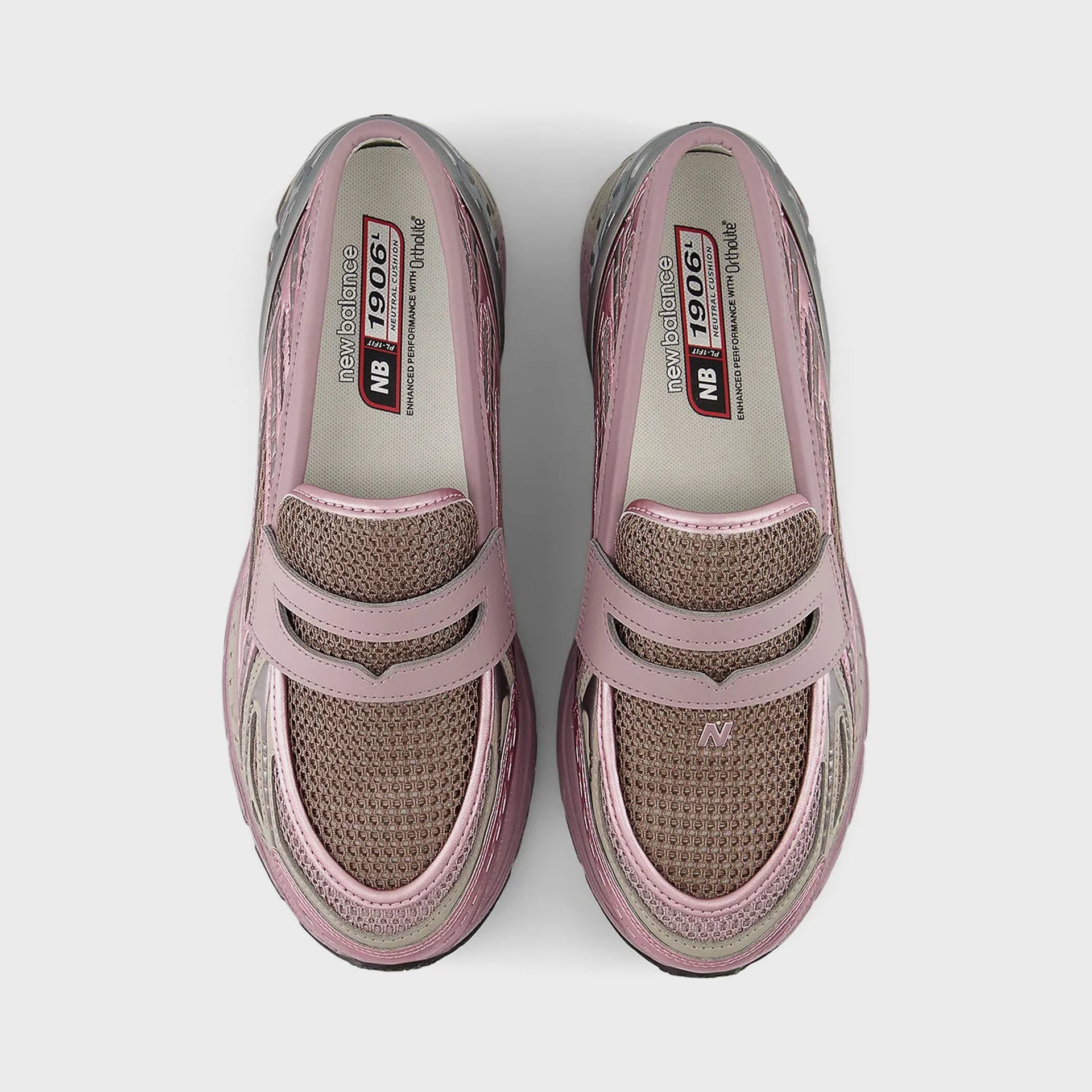 New Balance 1906 Loafer - Pink /  Metallic Silver