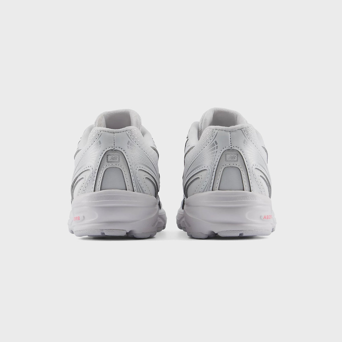 New Balance PS 740 Bungee Lace - Silver Metallic / Signal Pink