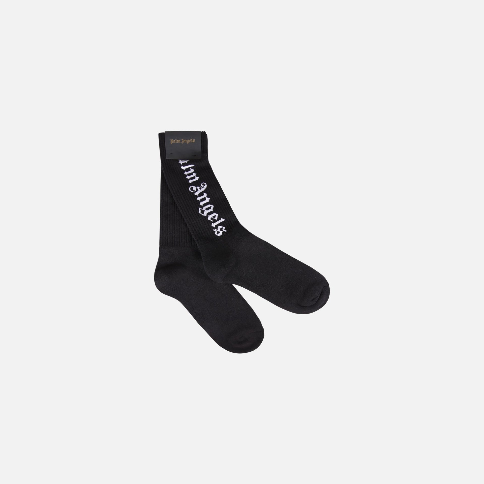 Palm Angels Classic Logo Socks -  Black