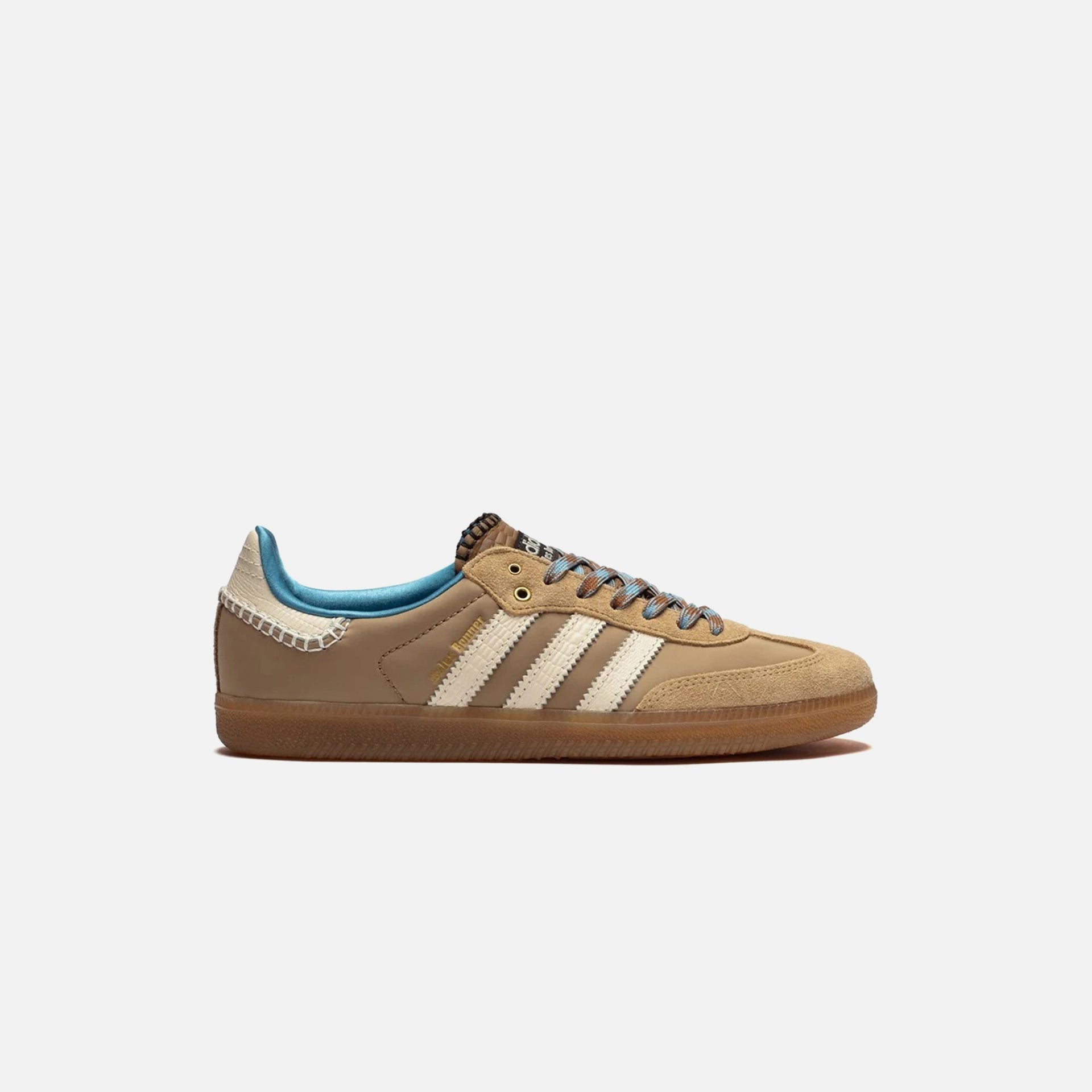 adidas x Wales Bonner Samba - Wonder White / Ash Blue Kith Europe adidas x Wales Bonner Samba - Wonder White / Ash Blue Kith Europe