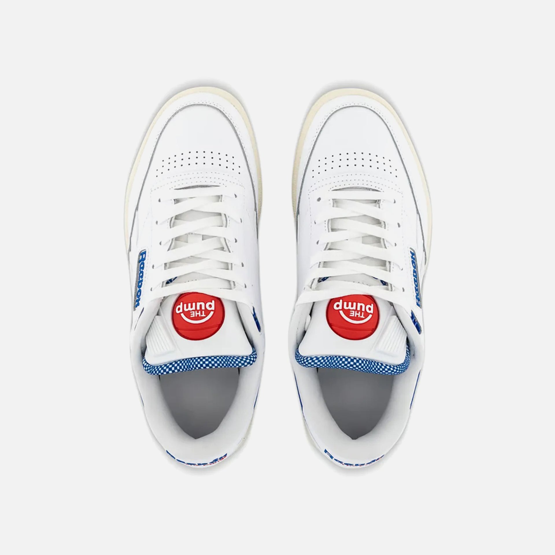 Reebok Club C 85 Pump - Footwear White / Vector Blue / Vector Red