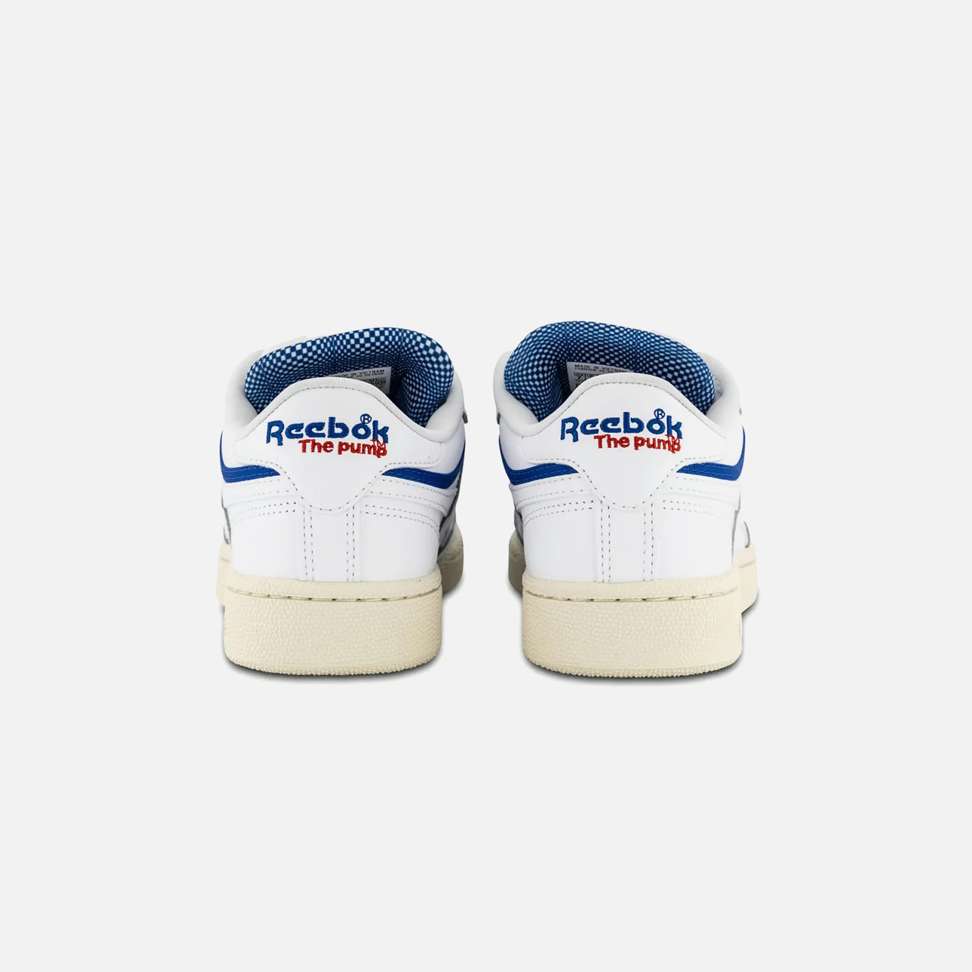 Reebok Club C 85 Pump - Footwear White / Vector Blue / Vector Red
