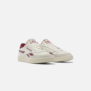 Reebok Club C 85 Revenge Chalk Alabaster Classic Burgundy Kith Europe