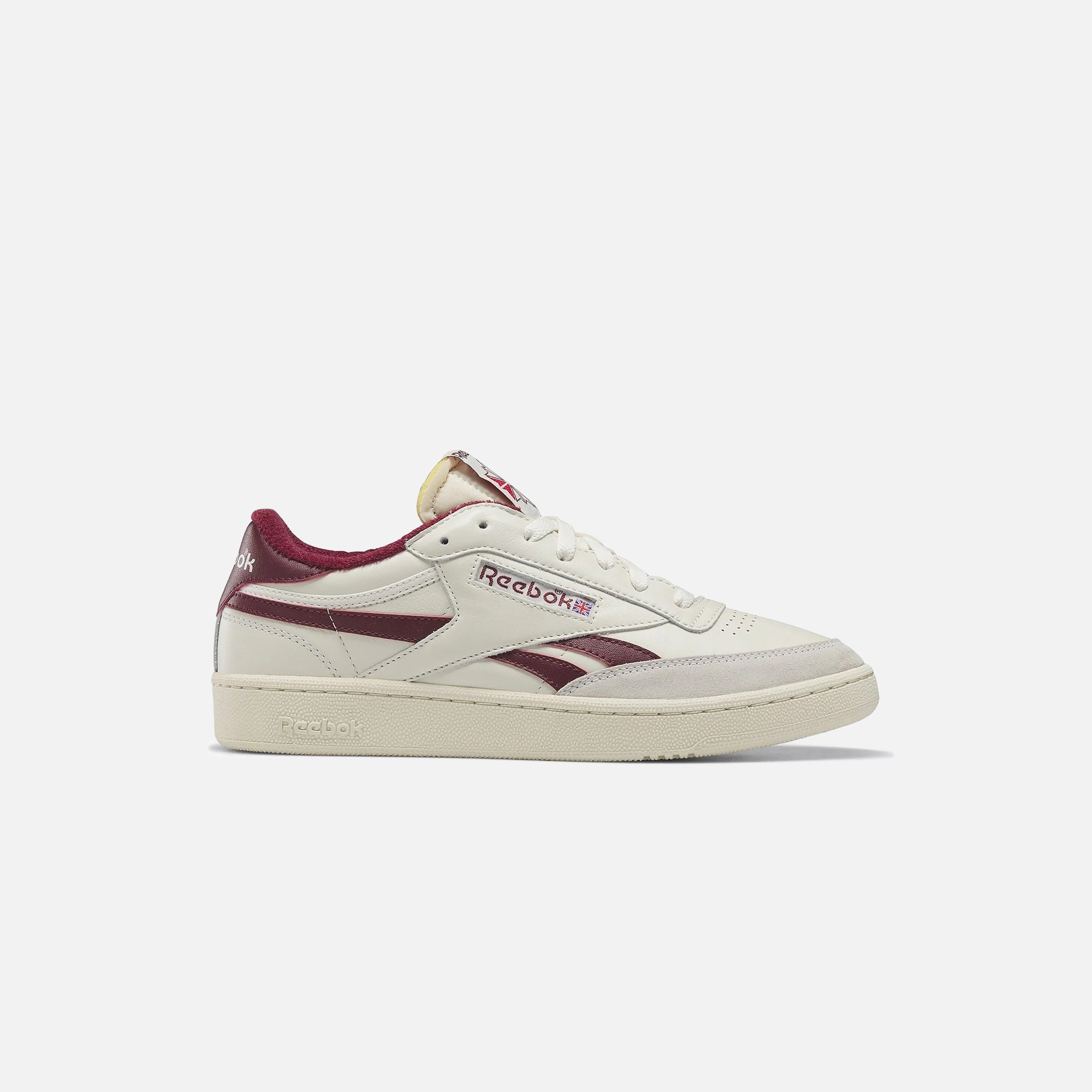 Reebok Club C 85 Revenge Chalk Alabaster Classic Burgundy Kith Europe
