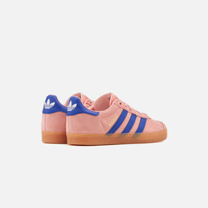 adidas Kids Gazelle Indoor - Semi Pink Spark / Lucid Blue / Lucid Blue