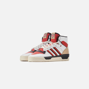 adidas Rivalry High 86 - White / Glo Red / C Black