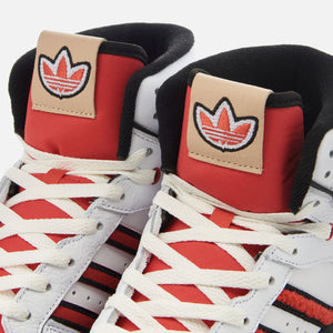 adidas Rivalry High 86 - White / Glo Red / C Black