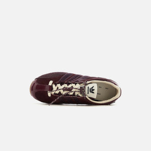 adidas x SFTM Country OG - Maroon / Core Black / Cream White