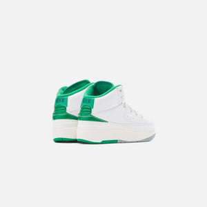 Jordan PS Air Jordan 2 Retro - White / Lucky Green / Light Steel