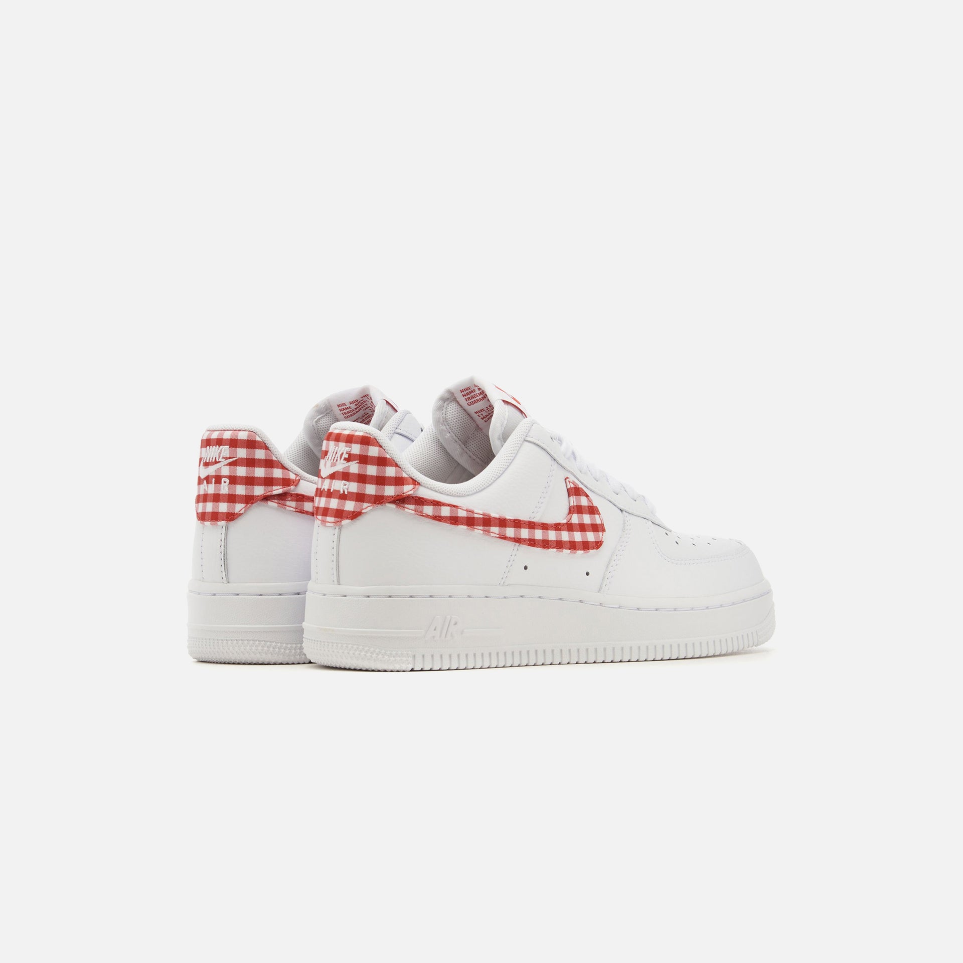 Nike Air Force 1 '07 Femme - Blanc Tendance / Rouge Mystique
