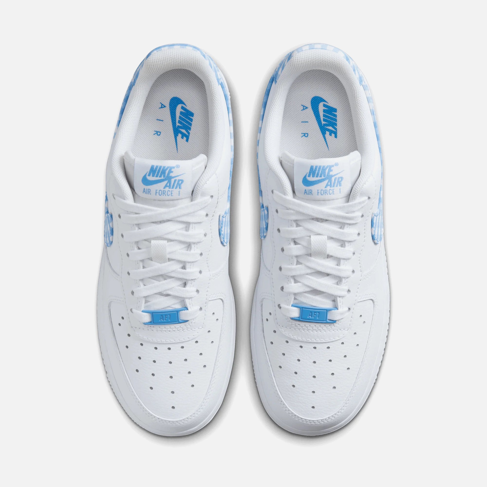 nike air force one trainers white uni blue