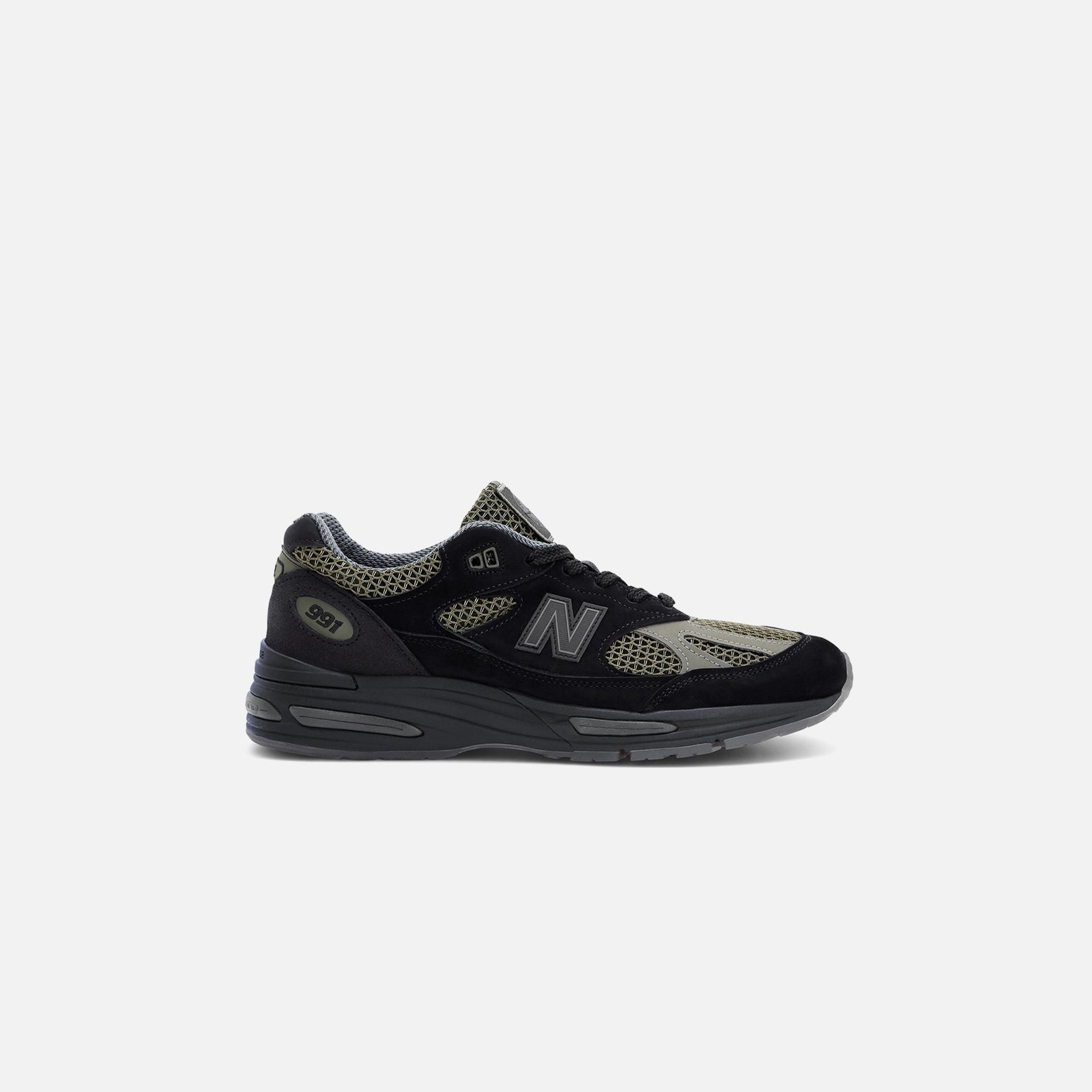 New Balance x Stone Island 991v2 - Olive Green / Gray / Black