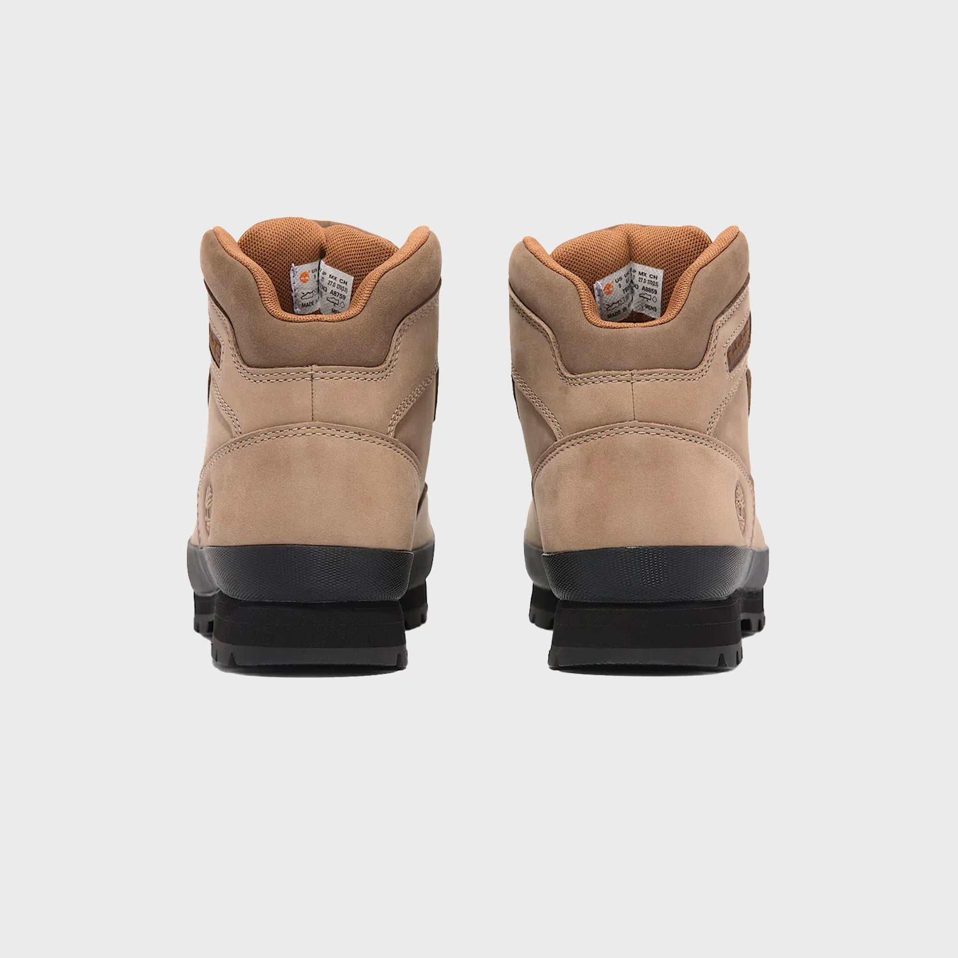 Euro Hiker Mid Lace Boot Medium - Beige Nubuck