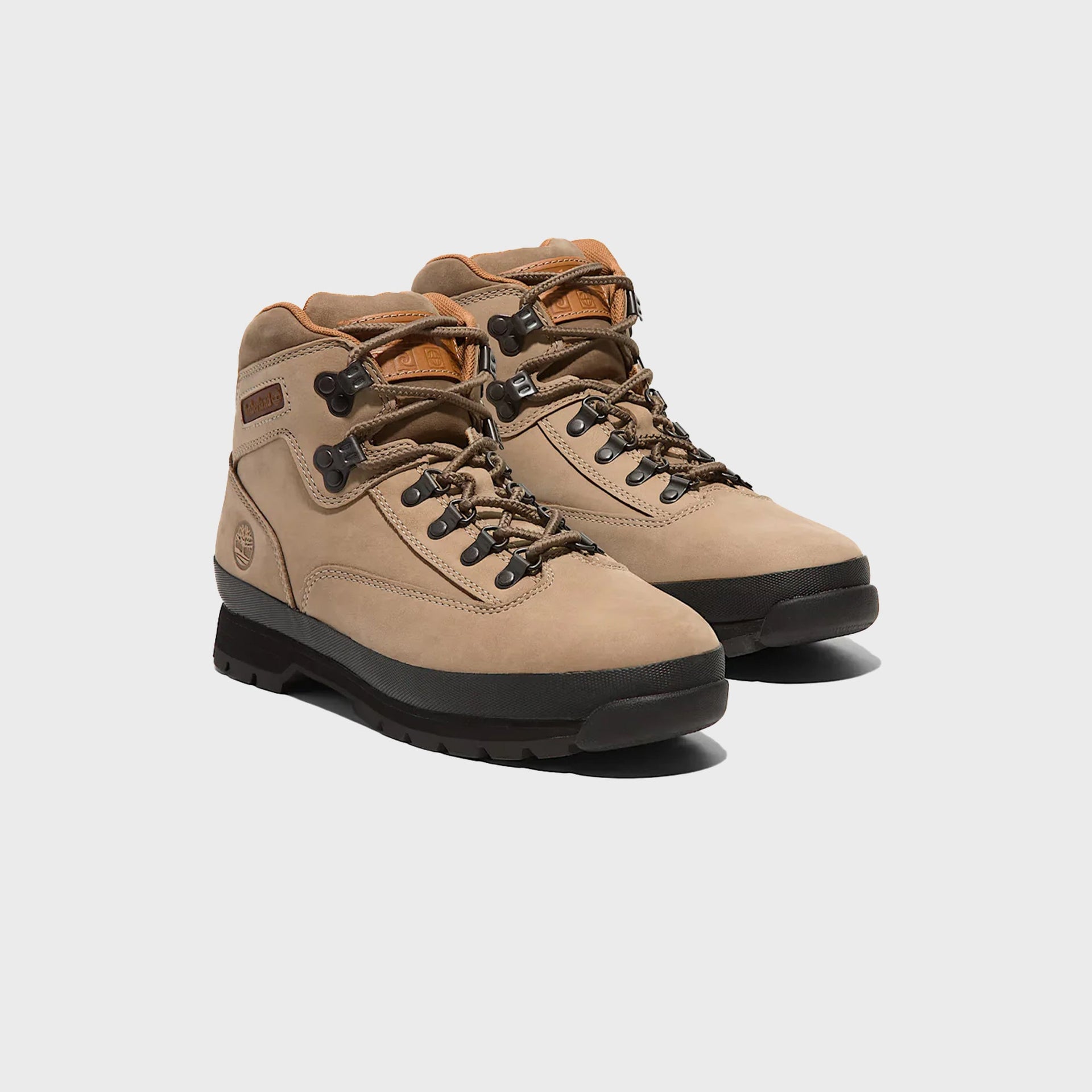 Euro Hiker Mid Lace Boot Medium - Beige Nubuck