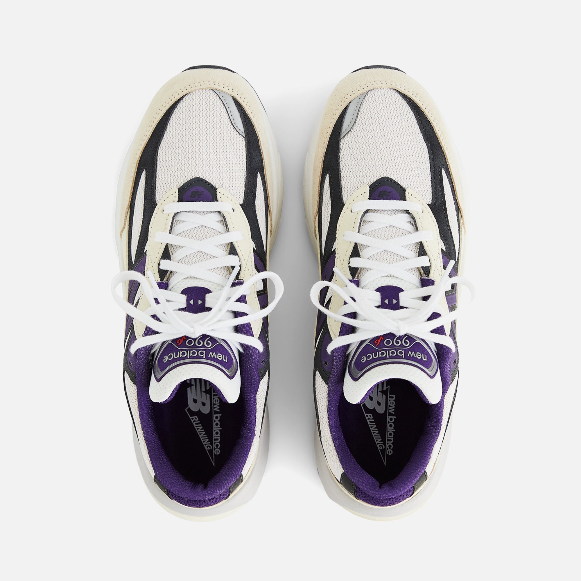 New Balance Made in USA 990v6 - White / Black Plum / Phantom New Balance Made in USA 990v6 - White / Black Plum / Phantom