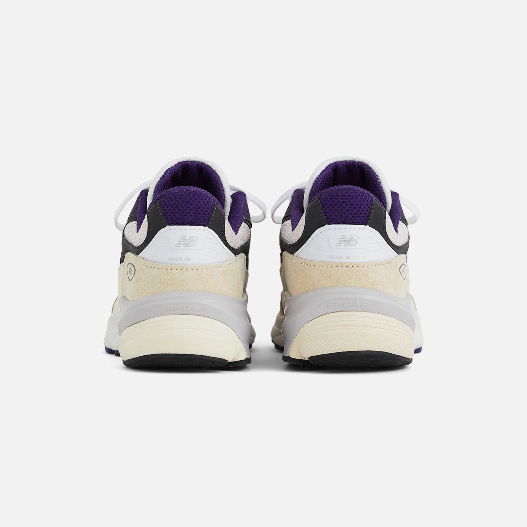 New Balance Made in USA 990v6 - White / Black Plum / Phantom New Balance Made in USA 990v6 - White / Black Plum / Phantom