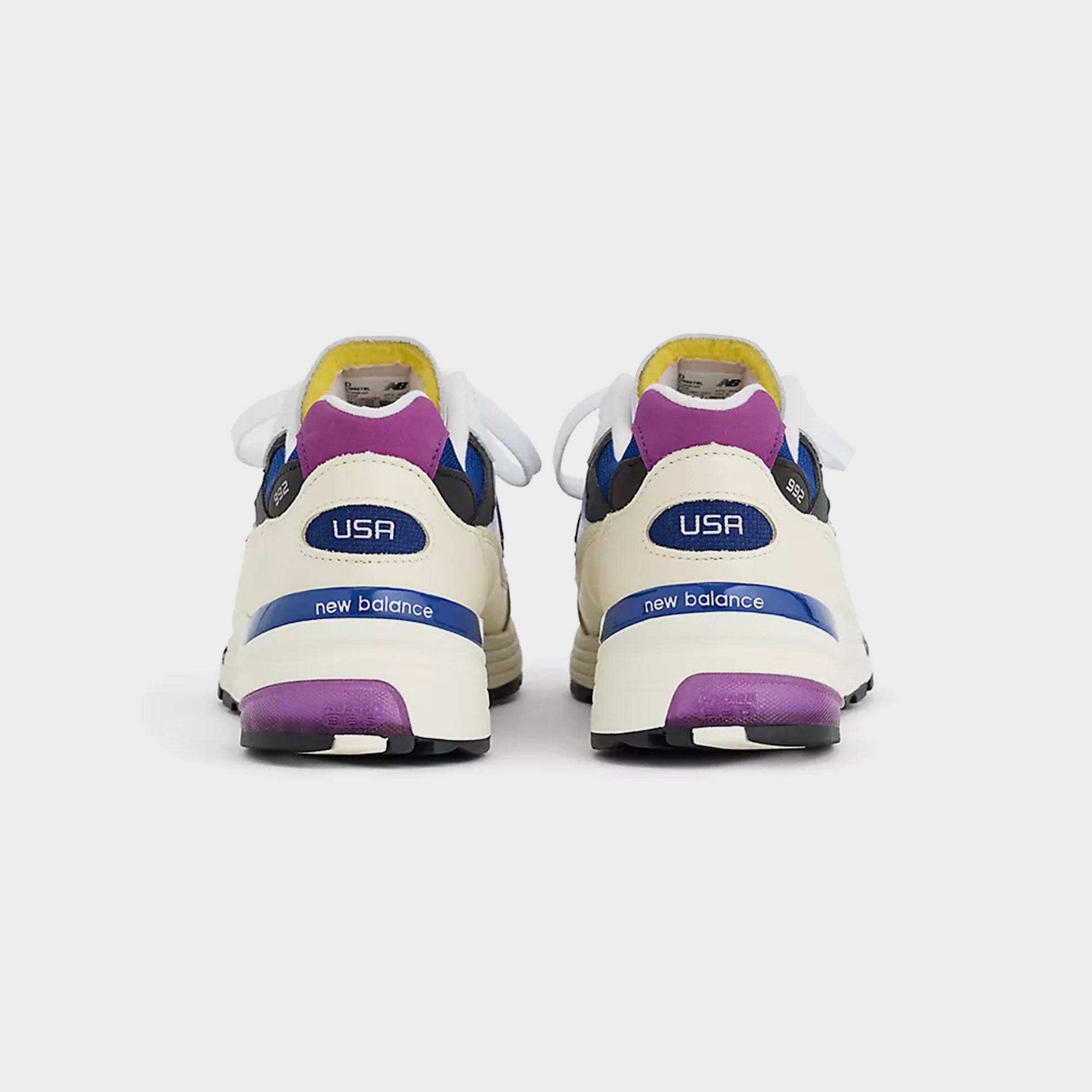 New Balance Made in USA 992 - White / Team Royal / Purple Fuchsia